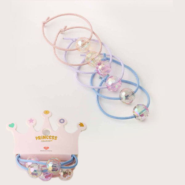 Princess Ball Hair Tie Set 0424 (12 units)