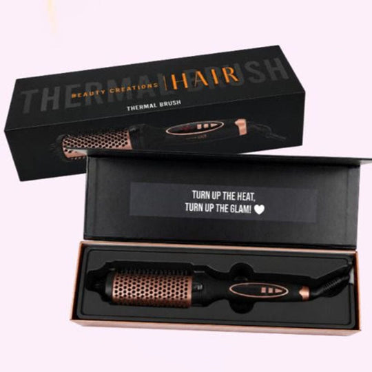Professional Thermal Styling Brush – Black RoseGlod (1 unit)