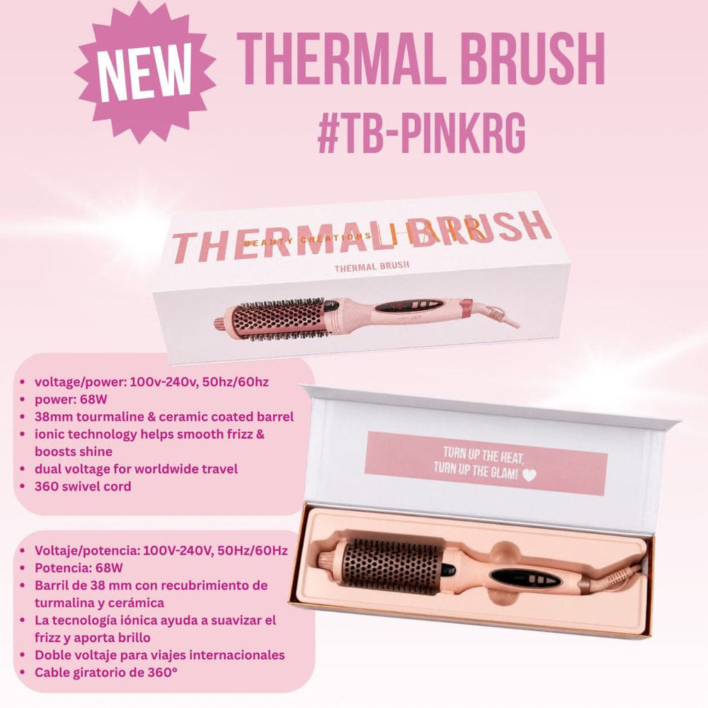 Professional Thermal Styling Brush – Pink RoseGold (1 unit)