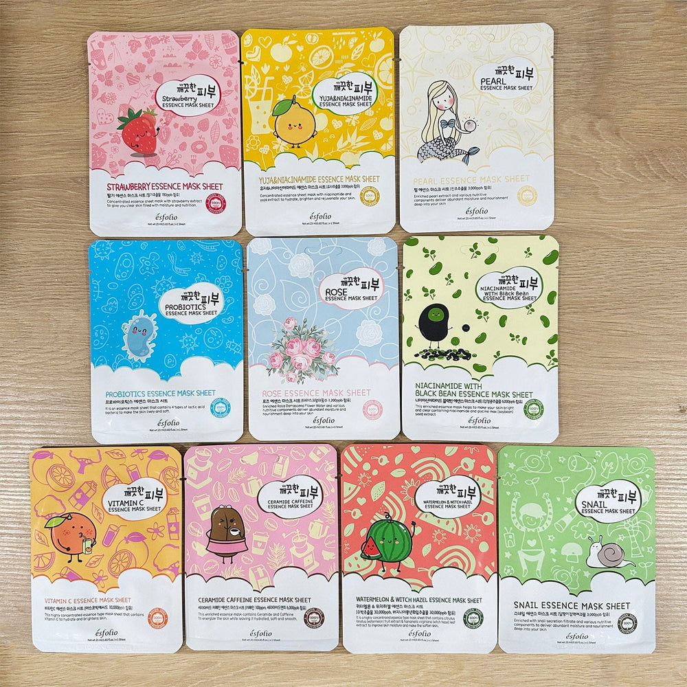 Pure Skin Essence  Mask Sheet Assortment D (10 units)