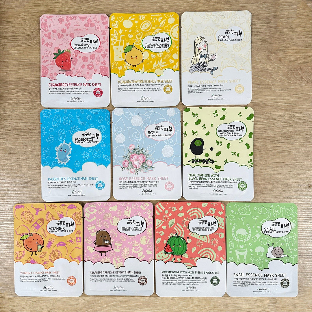 Pure Skin Essence  Mask Sheet Assortment D (10 units)
