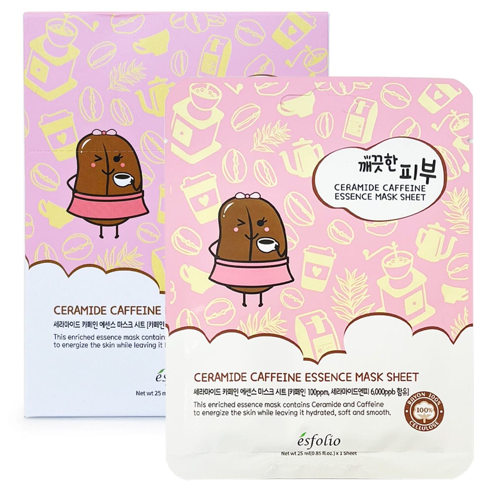 Pure Skin Essence Mask Sheet - Ceramide Caffeine (10 units)