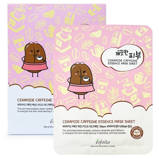 Pure Skin Essence Mask Sheet - Ceramide Caffeine (10 units)