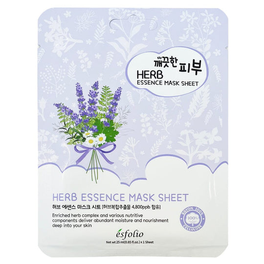Pure Skin Essence Mask Sheet - Herb (10 units)