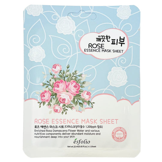 Pure Skin Essence Mask Sheet - Rose (10 units)