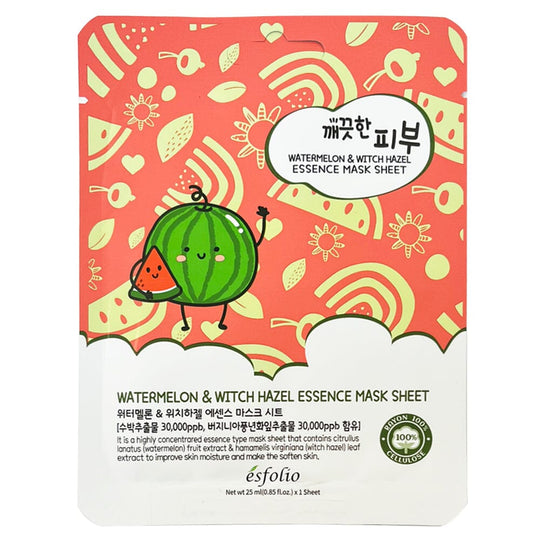 Pure Skin Essence Mask Sheet - Watermelon (10 units)