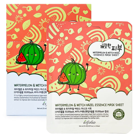 Pure Skin Essence Mask Sheet - Watermelon (10 units)