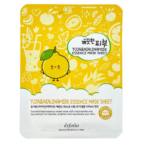 Pure Skin Essence Mask Sheet - Yuja (10 units)