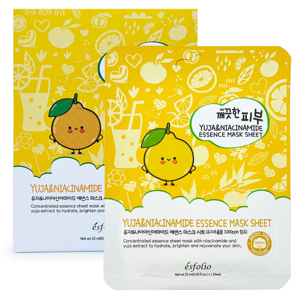 Pure Skin Essence Mask Sheet - Yuja (10 units)