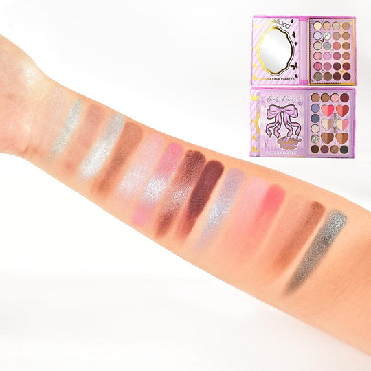 Purple Fuzzy Face Makeup Palette (1 unit)