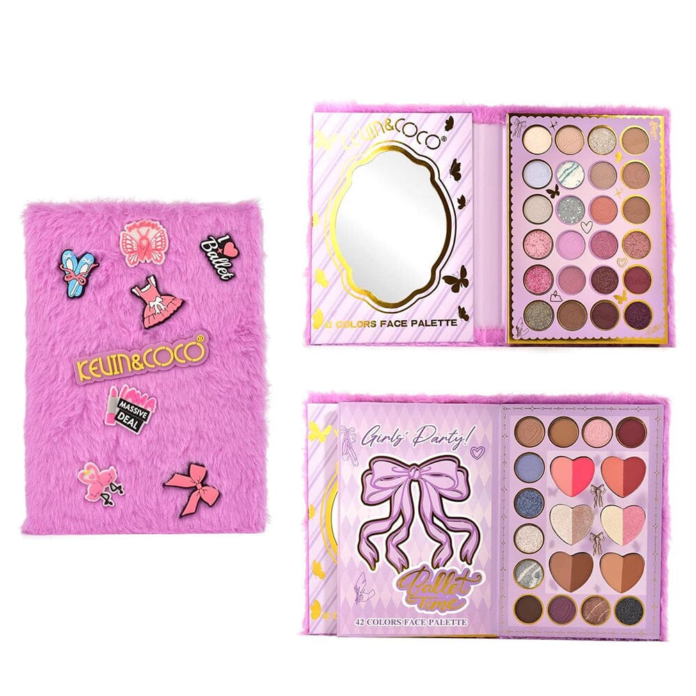 Purple Fuzzy Face Makeup Palette (1 unit)