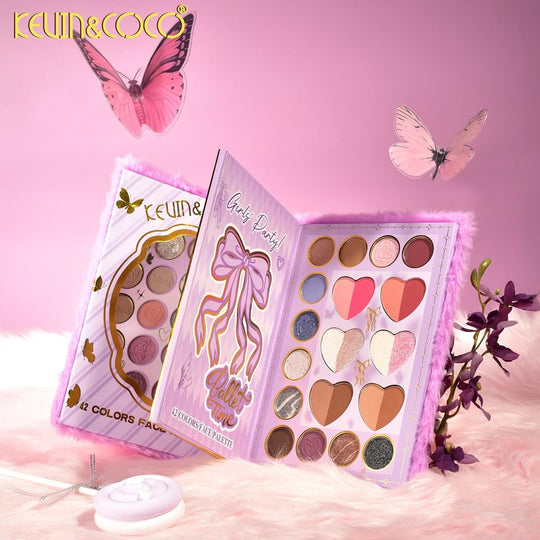 Purple Fuzzy Face Makeup Palette (1 unit)