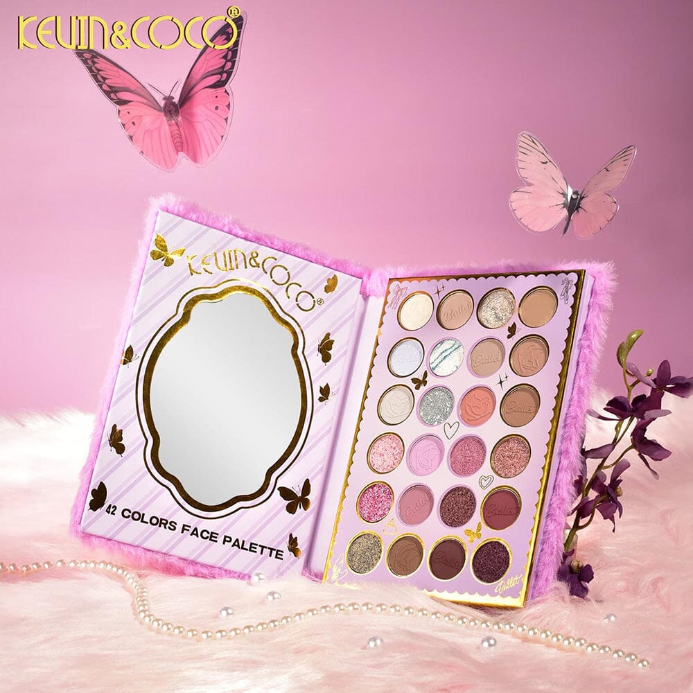 Purple Fuzzy Face Makeup Palette (1 unit)