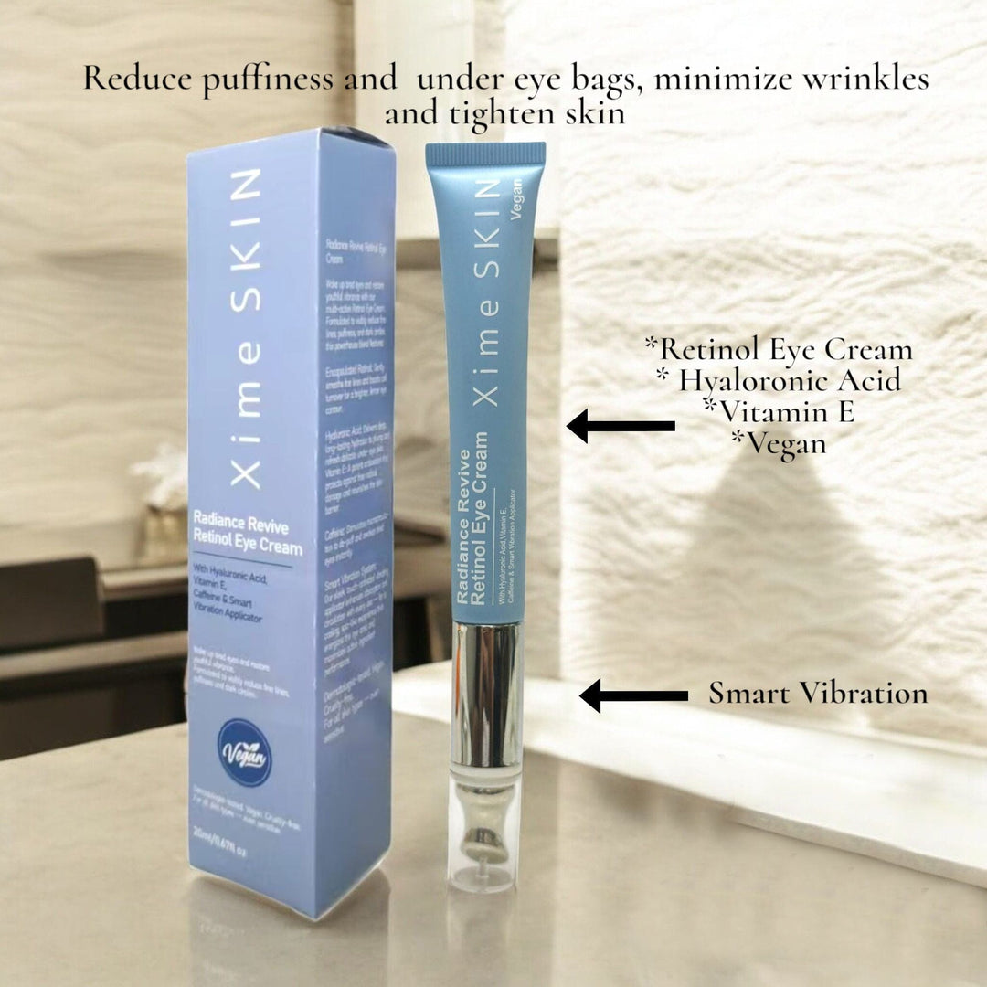 Radiance Revive Retinol Eye Cream & Smart Vibration Applicator (1 unit)