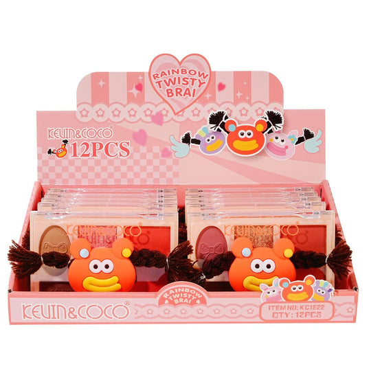 Rainbow Twist Hair & Makeup Set -Orange (12 units)
