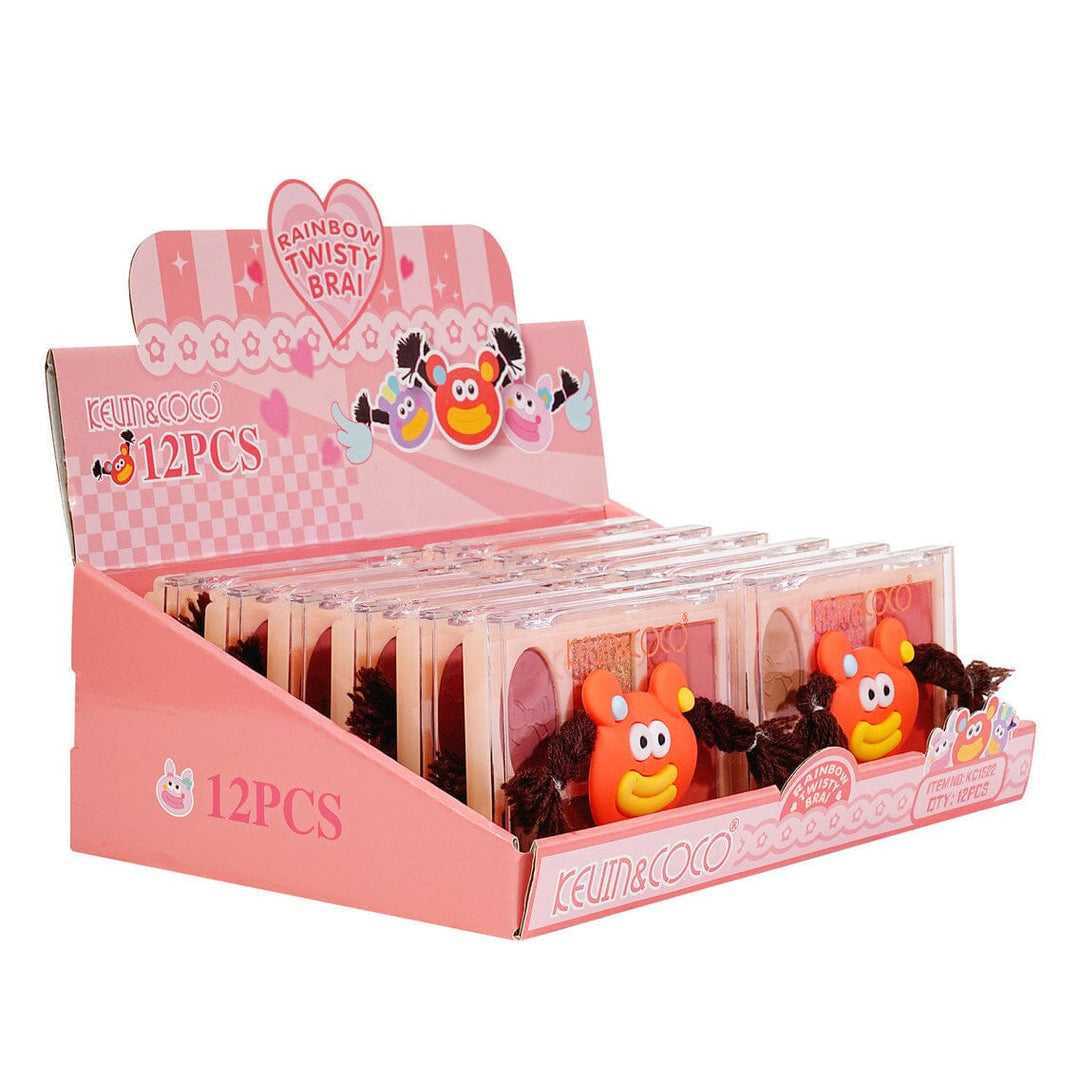 Rainbow Twist Hair & Makeup Set -Orange (12 units)