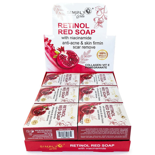 RETINOL RED SOAP WITH NIACINAMIDE NATURAL SOAP (12 units)
