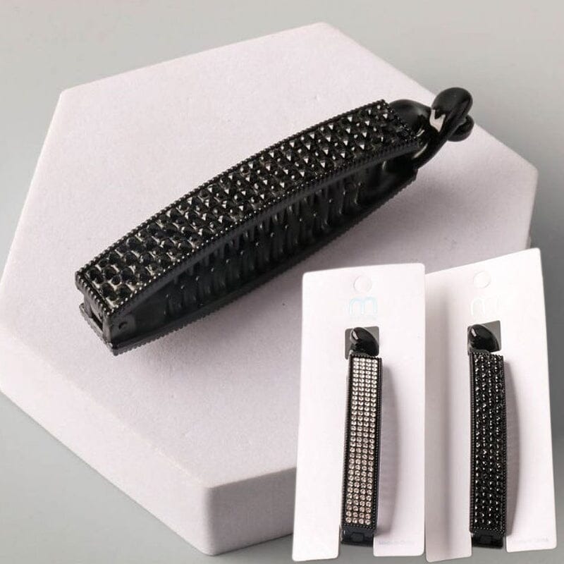 Rhinestone Bar Banana Clip 12640 (12 units)