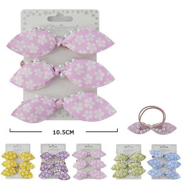 Ribbon 3PC Hair Band 50833M (12 units)
