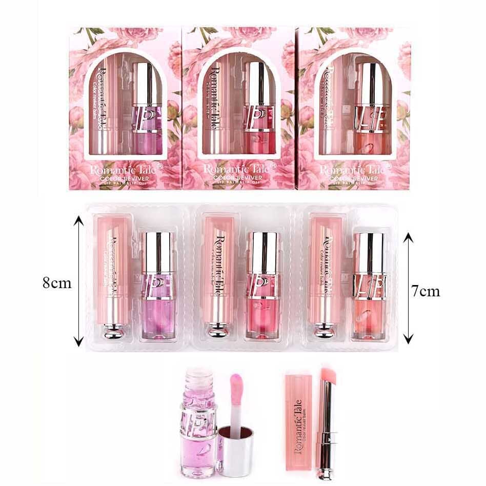 Romantic Tale Color Reviver Lip Balm & Lip Oil (12 units)