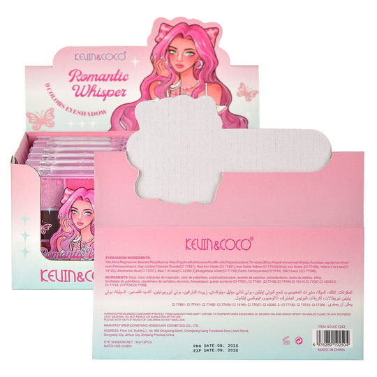 Romantic Whisper 9 Colors Eyeshadow Palette (12 unit)