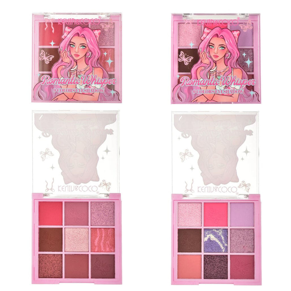 Romantic Whisper 9 Colors Eyeshadow Palette (12 unit)