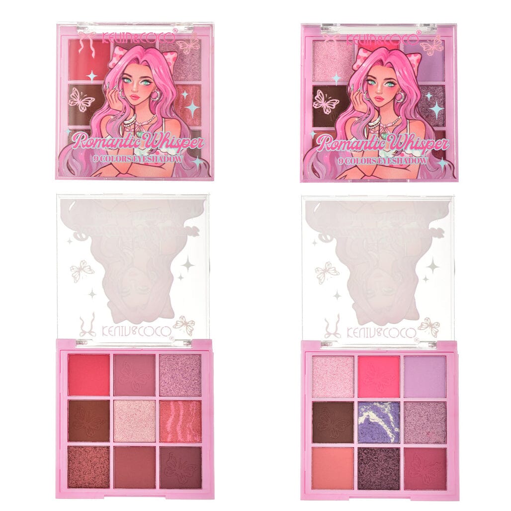 Romantic Whisper 9 Colors Eyeshadow Palette (12 unit)