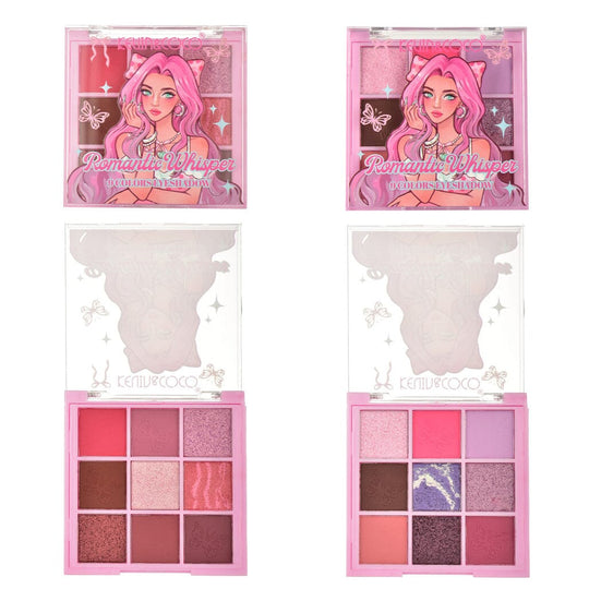 Romantic Whisper 9 Colors Eyeshadow Palette (12 unit)
