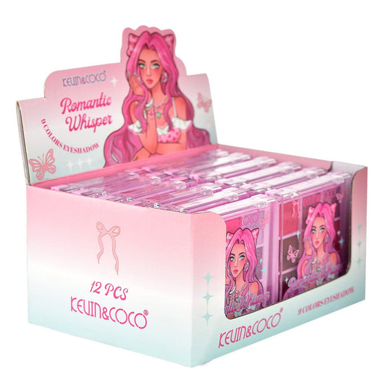 Romantic Whisper 9 Colors Eyeshadow Palette (12 unit)