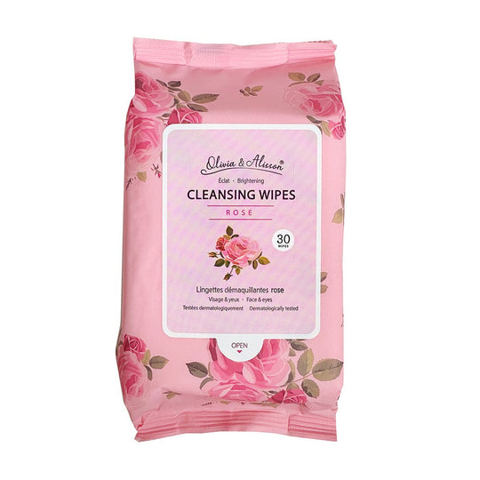 Rose Makeup Cleansing Remover Wipes (6 units)