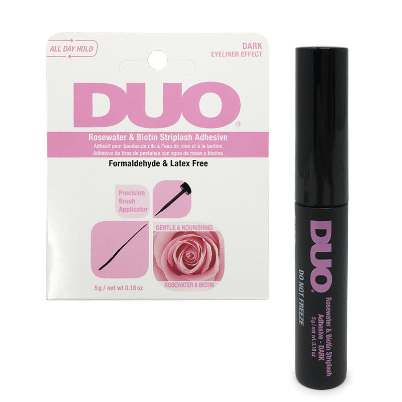 Rosewater & Biotin Striplash Eyelash Adhesive Dark  (6 units)