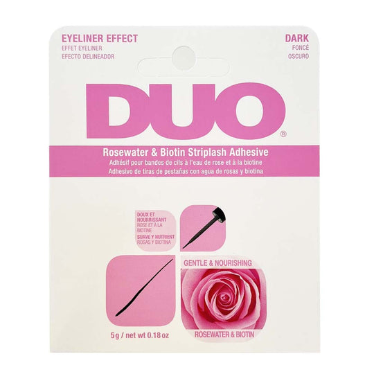Rosewater & Biotin Striplash Eyelash Adhesive Dark  (6 units)