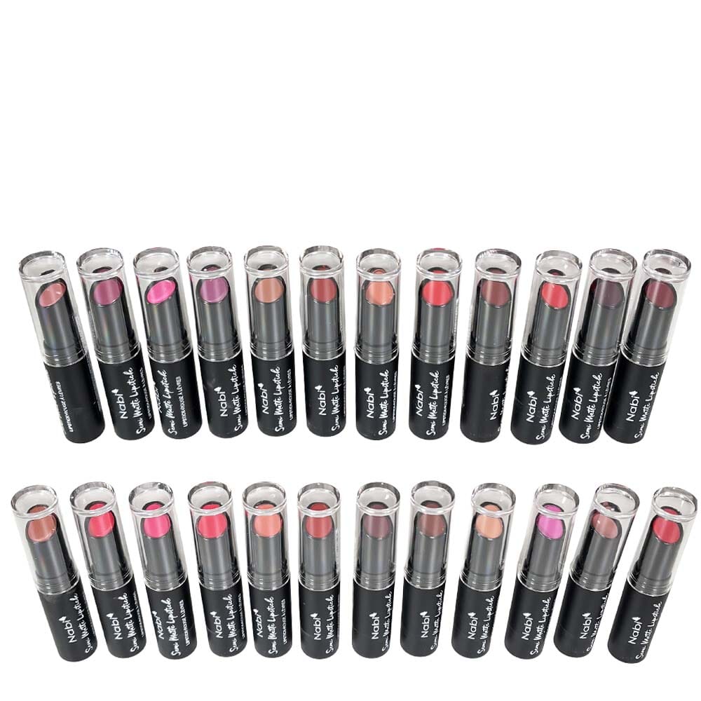 Semi Matte Lipstick 24 Color (144 units)