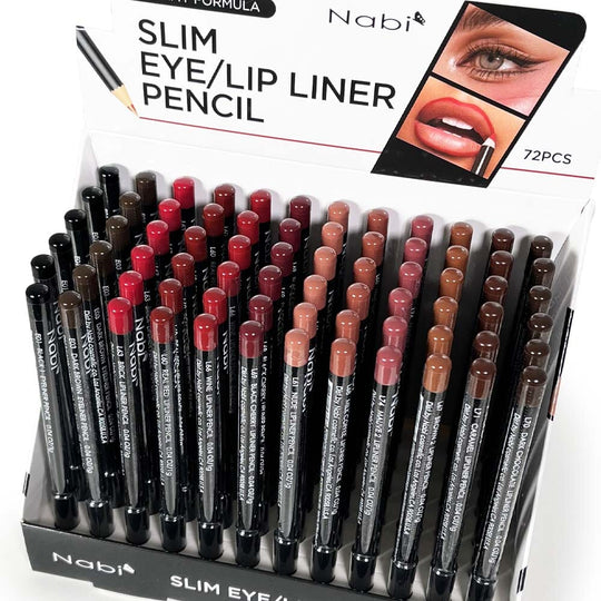Slim Eye/ Lip Liner Pencil Set M (72 units)