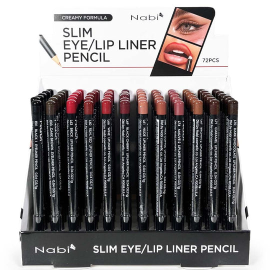 Slim Eye/ Lip Liner Pencil Set M (72 units)