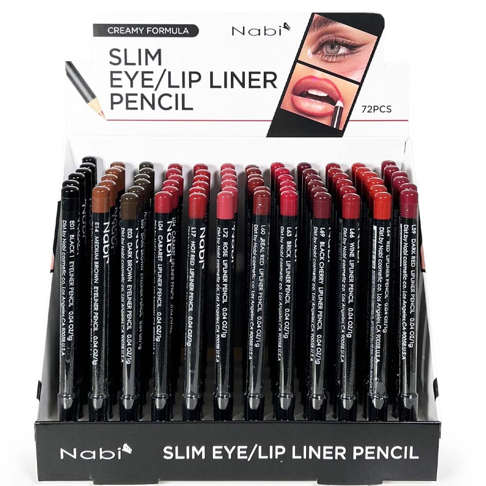 Slim Eye/ Lip Liner Pencil Set R (72 units)