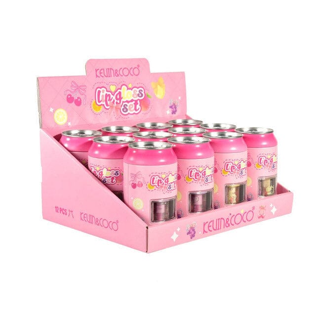 Soda Can 4PC Lipgloss (12 units)