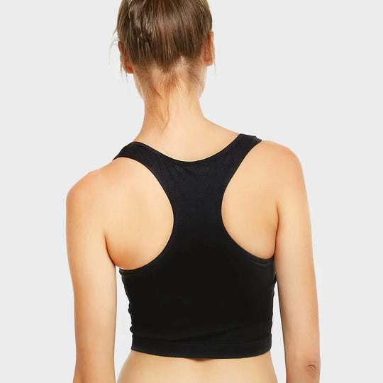 Sofra Ladies Crop Tank Top Black (6 units)