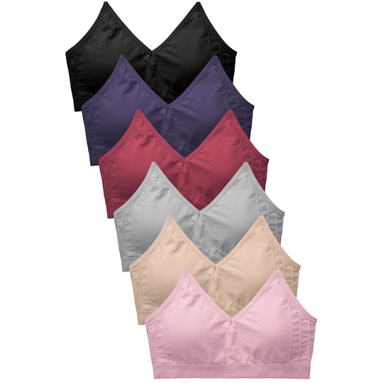 Sofra Ladies Seamless Bralette Free Size (6 units)