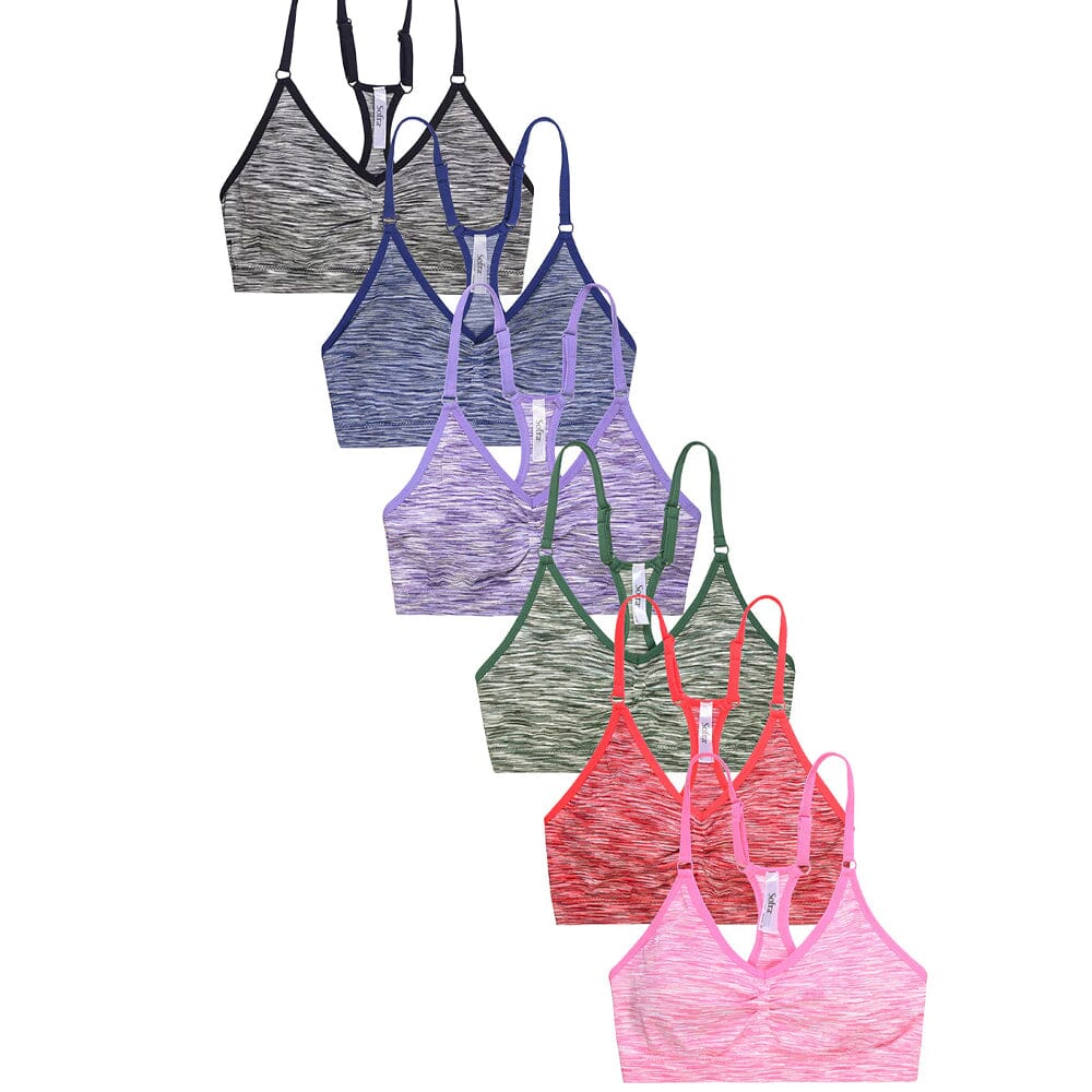 Sofra Ladies Seamless Sports Bra Free Size (6 units)