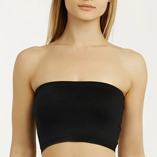 Sofra Ladies Seamless Sports  No Pad Tube Bra (6 units)