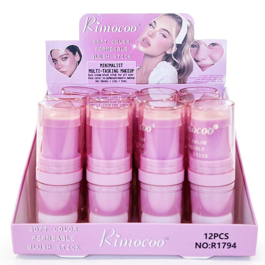 Soft Color Permeable Blush Stick (12 units)