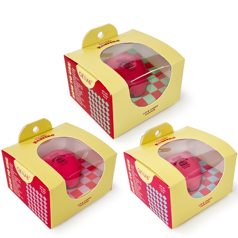 Soft Heart Lip an Cheek Mouse Assorted (6 units)