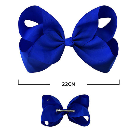 Solid Color Classic Hair Bow (12 units)