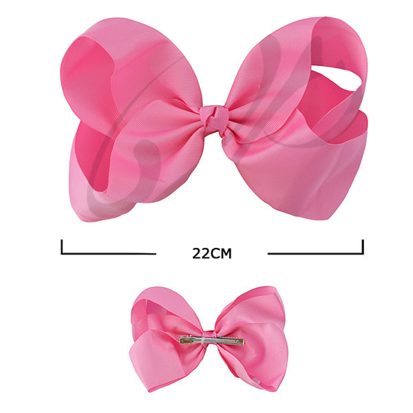 Solid Color Classic Hair Bow (12 units)
