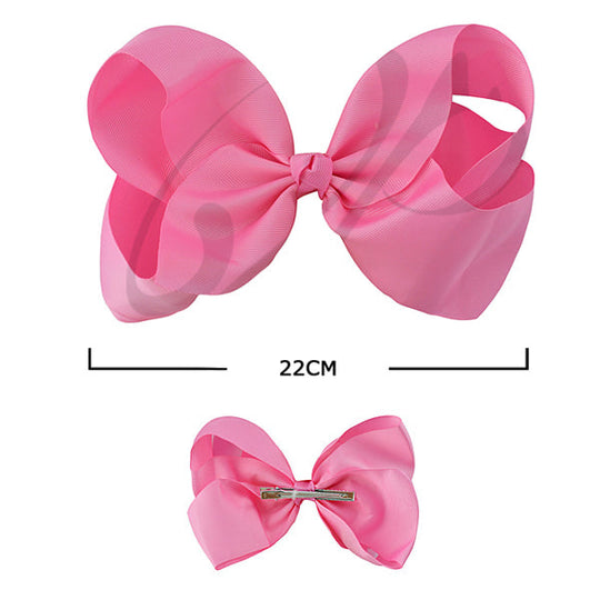 Solid Color Classic Hair Bow (12 units)