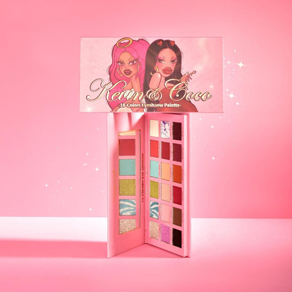 Spotlight City 18-Color Eyeshadow Palette W/ Tester (12 units)