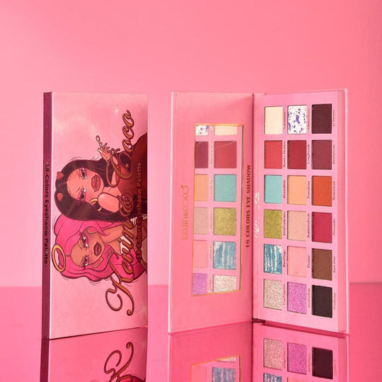 Spotlight City 18-Color Eyeshadow Palette W/ Tester (12 units)