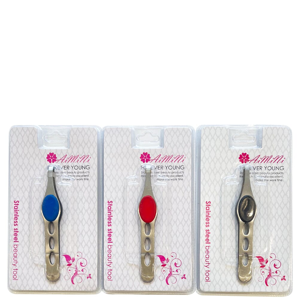 Stainless Steel Beauty Tweezer 131A (12 units)