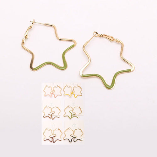 Star Shape Earrings 33495F (12 units)